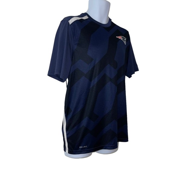 NFL Apparel Nike New England Patriots Mens Althetic Shirt M On Field Dri Fit - Picture 4 of 10